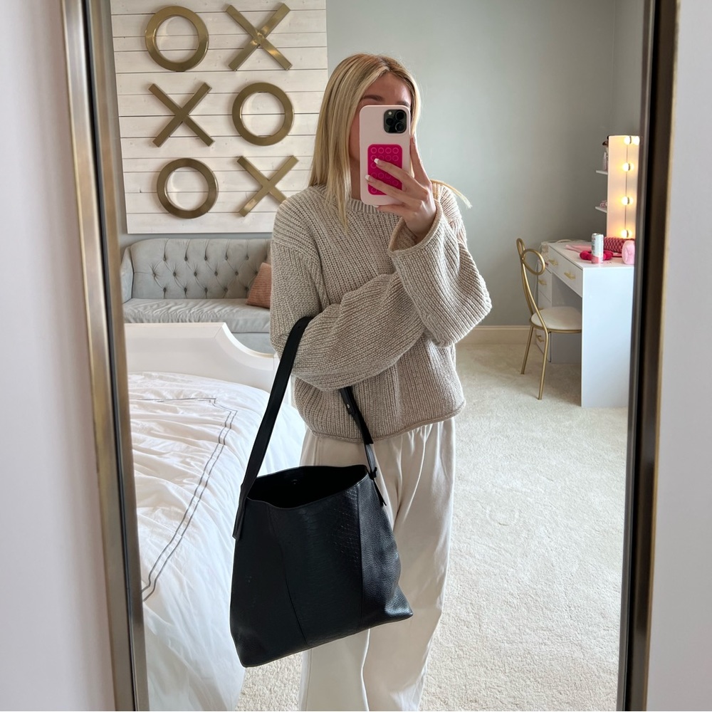 Black Vince Shoulder Bag